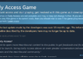 Steam irá avisar sobre jogos em Early Access que não são atualizados